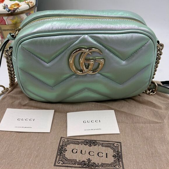 Gucci Handbags - Women's Gucci GG Marmont medium shoulder bag made in Italy